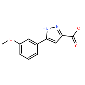 5-(3-Methoxyphenyl)-1h-pyrazole-3-carboxylic acid