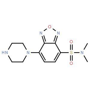 DBD-PZ [=4-(N,N-二甲氨基磺酰基)-7-哌嗪-2,1,3-苯并恶二唑][用于高效液相色谱标记]