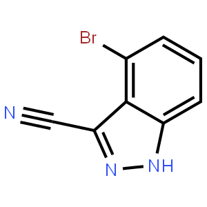 1h-indazole-3-carbonitrile, 4-bromo-