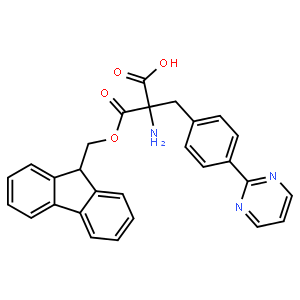 Fmoc-(S)-2-amino-3-(4-(pyrimidin-2-yl)phenyl)propanoicacid