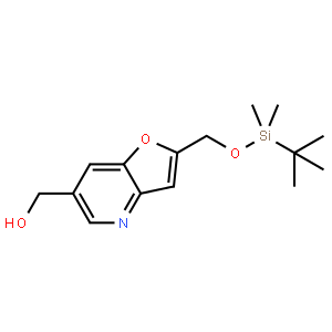 (2-((tert-Butyldimethylsilyloxy)methyl)furo[3,2-b]pyridin-6-yl)methanol
