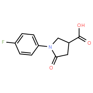 1-(4-Fluorophenyl)-5-oxopyrrolidine-3-carboxylic acid,56617-43-7
