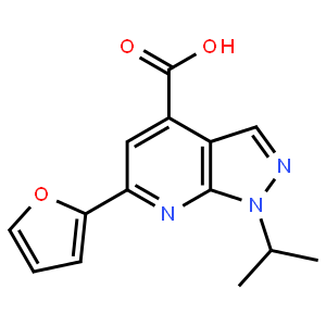 6-(2-Furyl)-1-isopropyl-1h-pyrazolo[3,4-b]pyridine-4-carboxylic acid