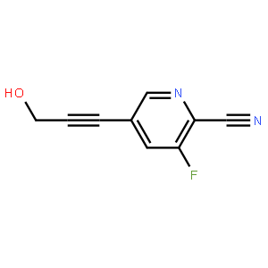 3-Fluoro-5-(3-hydroxyprop-1-yn-1-yl)-picolinonitrile