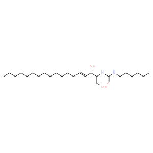 D-erythro-N-[2-(1,3-dihydroxy-4E-octadecene)]-N'-hexane-urea-sphingosine