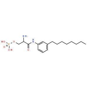 (R)-phosphoric acid mono-[2-amino-2-(3-octyl-phenylcarbamoyl)-ethyl] ester