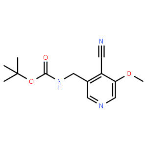 tert-Butyl (4-cyano-5-methoxypyridin-3-yl)methylcarbamate