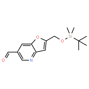 2-((tert-Butyldimethylsilyloxy)methyl)furo[3,2-b]pyridine-6-carbaldehyde
