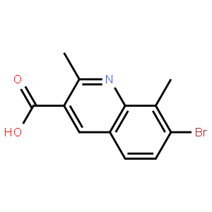 7-Bromo-2,8-dimethylquinoline-3-carboxylic acid