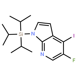 5-Fluoro-4-iodo-1-(triisopropylsilyl)-1H-pyrrolo[2,3-b]pyridine