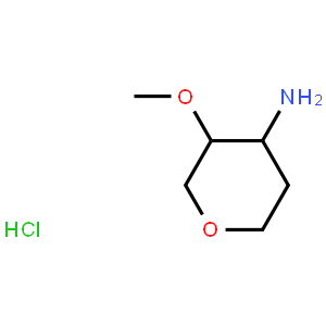 (3S,4S)-3-methoxyoxan-4-amine hydrochloride