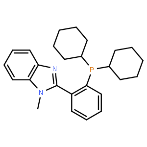 1-Methyl-2-(2-dicyclohexylphosphinophenyl)-1H-benzoimidazole,1357398-60-7