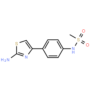 N-[4-(2-Amino-1,3-thiazol-4-yl)phenyl]methanesulfonamide
