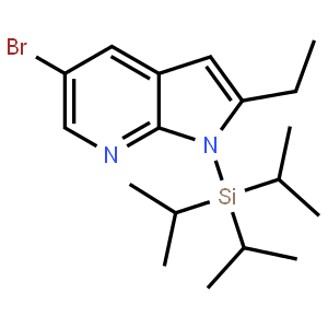 5-Bromo-2-ethyl-1-(triisopropylsilyl)-1H-pyrrolo[2,3-b]pyridine