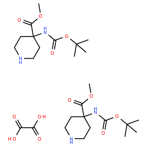 oxalic acid bis(methyl 4-{[(tert-butoxy)carbonyl]amino}piperidine-4-carboxylate)