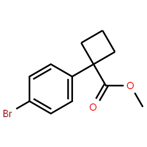 methyl 1-(4-bromophenyl)cyclobutane-1-carboxylate