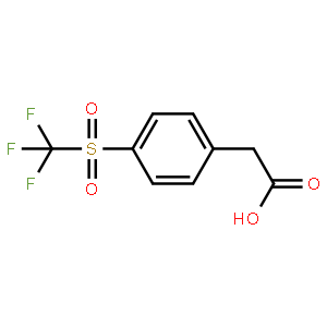 4-(Trifluoromethylsulfonyl)phenylacetic acid