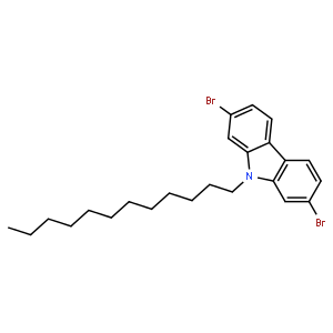 2,7-二溴-9-十二烷基咔唑