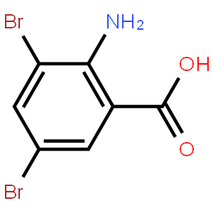 2-氨基-3,5-二溴苯甲酸