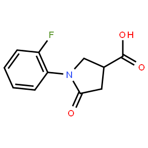 1-(2-Fluorophenyl)-5-oxopyrrolidine-3-carboxylic acid