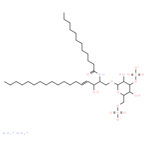 3,6-di-O-sulfo-D-galactosyl-ß1-1'-N-lauroyl-D-erythro-sphingosine (ammonium salt)