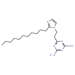2,4-二氨基-6-[2-(2-十一烷基-1-咪唑基)乙基]-1,3,5-三嗪