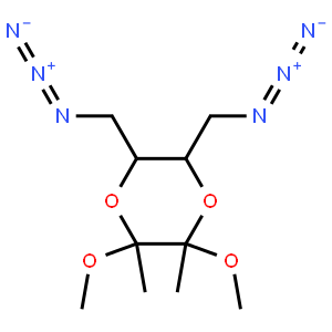 (2R,3R,5S,6S)-5,6-双(叠氮甲基)-2,3-二甲氧基-2,3-二甲基-1,4-二氧己环
