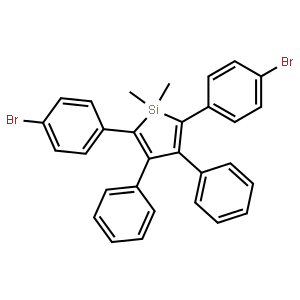 2,5-双(4-溴苯基)-1,1-二甲基-3,4-二苯基噻咯