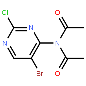 N-acetyl-N-(5-bromo-2-chloropyrimidin-4-yl)acetamide