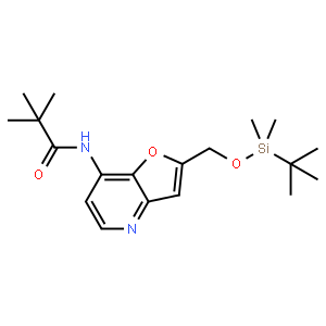 N-(2-((tert-Butyldimethylsilyloxy)methyl)furo[3,2-b]pyridin-7-yl)pivalamide