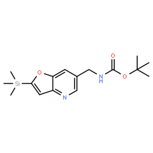 tert-Butyl(2-(trimethylsilyl)furo[3,2-b]pyridin-6-yl)methylcarbamate