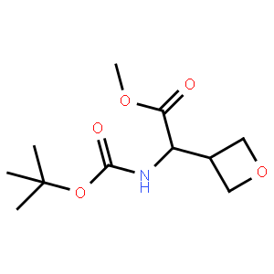 methyl 2-{[(tert-butoxy)carbonyl]amino}-2-(oxetan-3-yl)acetate