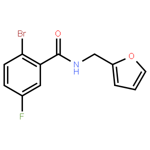 N-(Furan-2-ylmethyl) 2-bromo-5-fluorobenzamide