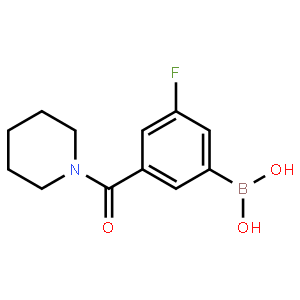 3-Fluoro-5-(piperidine-1-carbonyl)phenylboronic acid