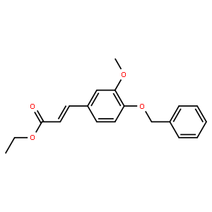(E)-3-(4-(苄氧基)-3-甲氧基苯基)丙烯酸乙酯