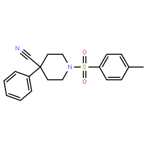 4-Phenyl-1-(p-tolylsulphonyl)piperidine-4-carbonitrile