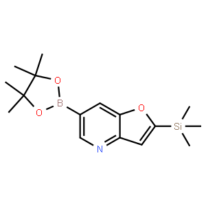 6-(4,4,5,5-Tetramethyl-1,3,2-dioxaborolan-2-yl)-2-(trimethylsilyl)furo[3,2-b]pyridine