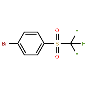 1-Bromo-4-[(trifluoromethyl)sulfonyl]benzene,312-20-9