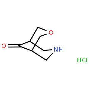 3-oxa-7-azabicyclo[3.3.1]nonan-9-one, hydrochloride (1:1)