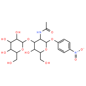 4-硝基苯基 2-(乙酰氨基)-2-脱氧-3-O-beta-D-吡喃半乳糖基-alpha-D-吡喃半乳糖苷