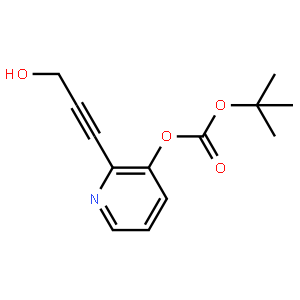 tert-Butyl 2-(3-hydroxyprop-1-ynyl)pyridin-3-yl carbonate