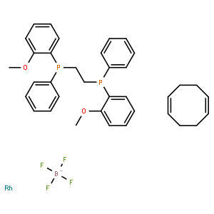 (R,R)-(-)-1,2-双[(邻甲氧基苯基)(苯基)膦基]乙烷(1,5-环辛二烯)铑(I)四氟硼酸