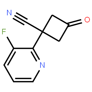 1-(3-fluoropyridin-2-yl)-3-oxocyclobutane-1-carbonitrile