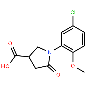 1-(5-Chloro-2-methoxyphenyl)-5-oxo-3-pyrrolidinecarboxylicacid
