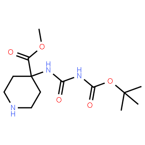Methyl4-(3-(tert-butoxycarbonyl)ureido)piperidine-4-carboxylate