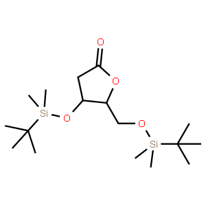 (4S,5R)‐4‐[(tert‐butyldimethylsilyl)oxy]‐5‐{[(tert‐butyldimethylsilyl)oxy]methyl}oxolan‐2‐one,83159-91-5