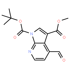 1-tert-Butyl 3-methyl 4-formyl-1H-pyrrolo[2,3-b]pyridine-1,3-dicarboxylate