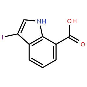 3-iodo-1h-indole-7-carboxylic acid,1360953-77-0