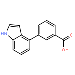 3-(1H-Indol-4-yl)benzoic acid