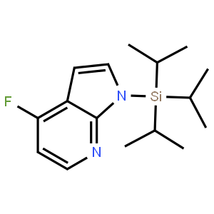 4-fluoro-1-[tris(propan-2-yl)silyl]-1H-pyrrolo[2,3-b]pyridine